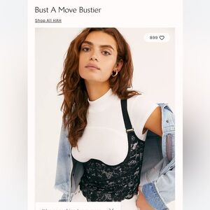 Bust a Move Bustier by Hah nwt